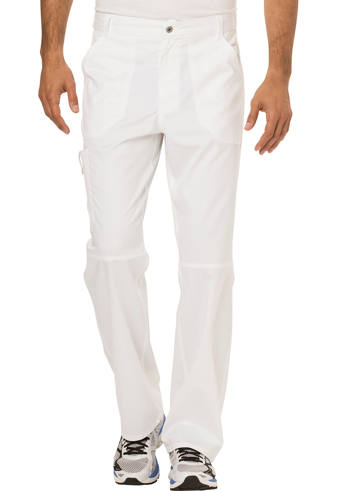 Men's Fly Front Pant - White